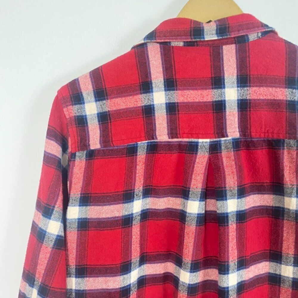 Vintage 90's Wrangler Plaid Cozy Boyfriend Flannel - Picture 7 of 11